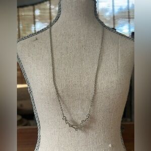 Libra silvertone constellation necklace 16”